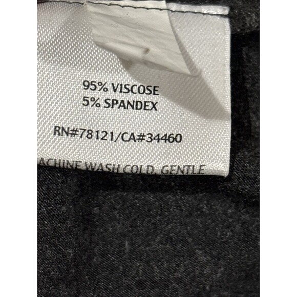 Eileen Fisher Womens Petite Mock Neck Full Zip Stretch Sweatshirt Gray see pics - Picture 10 of 16